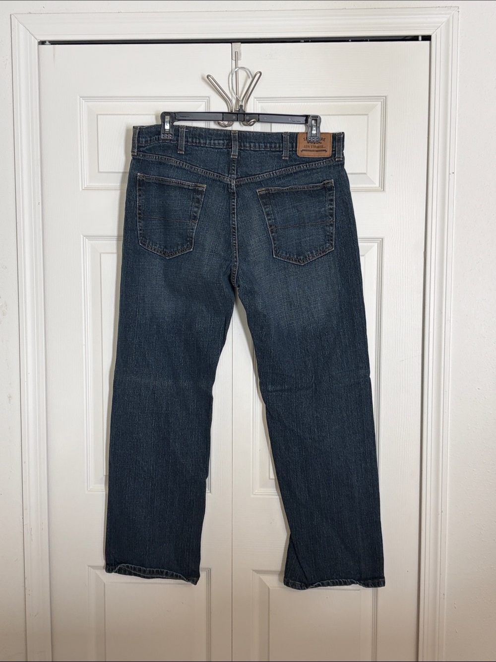 Signature by Levi Strauss Men's Relaxed Jeans in Indigo Blue - Picture 2 of 5